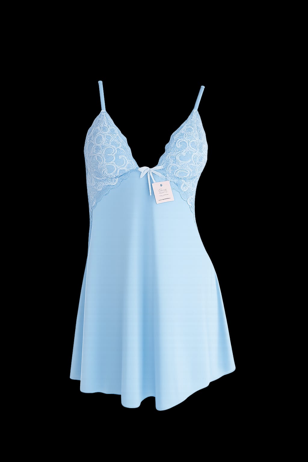 Camisola em Liganeth e Renda com V nas Costa