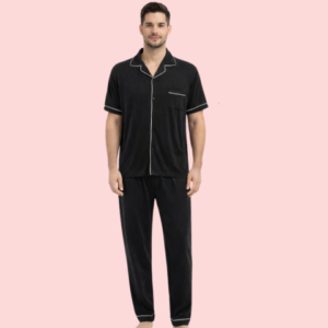 Pijama Americano Masculino em Malha de Algodão