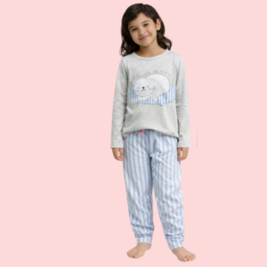 Pijama Infantil em Malha 100% Algodão
