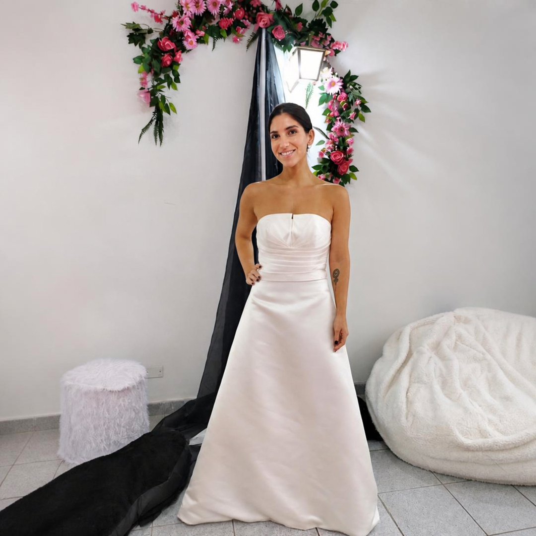 vestido de noiva tomara que caia